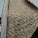 CAMILSON Easy Jute Round Rug 4ft Indoor Outdoor Natural Color Fiber Area Rugs for Living Room Patio and Kitchen Rug Herringbone Woven Design Easy-Cleaning Washable Outside Carpet Alfombras (4 Round)