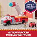 Paw Patrol Fire Rescue: Rapid Reload Fire Truck with Marshall Figure, Quick-Fire Launcher, Lights & Sounds, Kids Toys for Boys & Girls Ages 3 and Up
