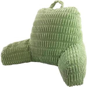 Reading Pillows for Sitting in Bed Adult, Back Rest Pillow for Sitting Up in Bed and Couch, Back Support Chair Pillow Support for Adult Backrest Pillows for Reading (Sage Green 21 Inch)