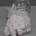 Sosation 30 Pieces Christmas Tree Fences Thick Plastic Picket Mini Fence Border Christmas Tree Barrier Decoration for Pets Fairy Garden Wedding Party Decoration, 12 Inches(White)