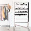 SSWBasics Z-Truck Clothing Hanger Storage System - Efficiently Organize Dress Hangers, Skirt, and Pant Hangers - 30" W x 22" D x 60"H - Ideal for Retail, Resale, and Thrift Stores