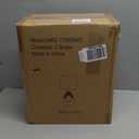 OYEARS Boho Table Lamps Bedroom Living Room Set 2, Suitable for Small Space, Farmhouse Rattan Table Lamp 19”Rustic Egg Design Resin Light Decoration, Nightstand Bedside Lamps for Office Study Rest (Brown and Beige)