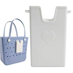 Phone Case Accessory Compatible with Bogg Bags, Phone Case Holder Charm Accessory for Beach Bag, Plastic Shell Case Keep Your Phone Handy and Secure in Your Tote Bag (Grey, 1 PC) (Only Fits Bitty Bogg Bag)
