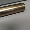 Ivilon Drapery Window Curtain Rod - End Cap Style Design 1 Inch Pole. 28 to 48 Inch Color Warm Gold