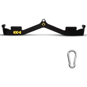 KKH Back Grip LAT Pull Down Bar Set, LAT Pulldown Attachments for Home Gym System with T-bar V-bar, LAT Pulldown Bar Back Workout Equipment