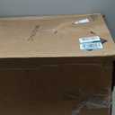 IRIS USA Airtight Dog Food Storage Container, Up to 54 lbs, Attachable Wheels, For Dog Cat Bird and Other Pet Food Storage Bin, Keep Fresh, Translucent Body, Easy Mobility, Black