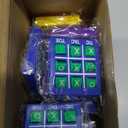 Hicarer 36 Pcs Tic Tac Toe Game Party Favor Goodie Bag Stocking Stuffer Kids 8-12 Tic Tac Toe Keychain Classroom Prize Puzzle Game Birthday Party Gift for Boy Girl Valentine's Day (Classic Color)