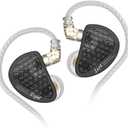CCA KZ AS16 PRO in Ear Monitor Headphones 16BA Balanced Armature Drivers HiFi IEM Earphones High Clarity Gaming Earbuds for Musicians Singers Audiophile Dj Drummers 