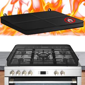 TOHONFOO Fireproof Gas Stove Top Covers, Waterproof Anti Dust Stove Top Covers for Gas Burners Fit Various Ranges Stoves for Kitchen, Washable Stove Top Cover, 30" x 21" Stovetop Cover