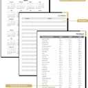 Undated Daily Monthly Planner for 2026 or Anytime - A4 To Do List with Hourly Schedule, Hardcover Spiral Bound Daily Planner to Increase Focus, Stylish School/Office Supplies, 8.5" x 11", Black