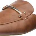 Amazon Essentials Women's Buckle Mule (9.5, Tan)