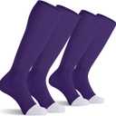 CS CELERSPORT 2/3 Pack Baseball Soccer Softball Socks for Youth & Adult Multi-sport Tube Socks (Small)