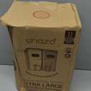 Shazo 2 PC (9.5L | 321 Oz) Extra Large Bulk Food Storage Containers with Airtight Lids for Flour, Sugar, Rice, Cereal & Pasta - Leakproof, BPA-Free Plastic Canisters for Kitchen & Pantry Organization