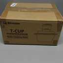 La Reveuse Food Processor,Electric Food Chopper with 7-Cup (1.7L) Glass Bowl, 4 Bi-Level Blades for Chopping,Grinding,Mincing,Whisking,Meal Prep,300W,Blue