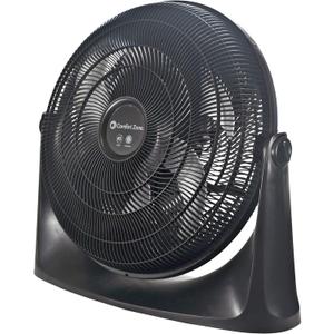 Comfort Zone PowrCurve High Velocity Floor Fan with Wall-Mounting Capabilities, 20 inch, 3 Speed, 180 Degree Adjustable Tilt, Ideal for Home, Bedroom, Gym & Office, CZHV201BS