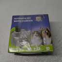 Wireless Cat Water Fountain Stainless Steel Automatic Pet Water Dispenser 4000mAh Battery Operated 3.2L/108oz Large Capacity Water Fountains for Cats Dogs