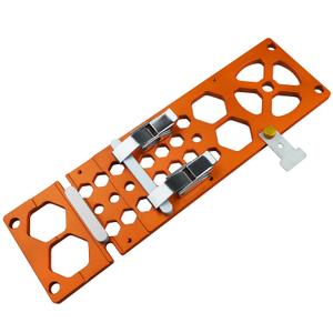 Track Saw Square Guide Rail Accessory,Guide Rail Square,Enhanced Stability for Festool & Makita Rails, Easy-Attach Design for Accurate Woodworking(Orange Updated)