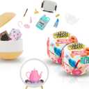 Make It Mini Lifestyle Series 2 (2 Pack) Mini Collectibles MGA's Miniverse, Mystery Blind Packaging, DIY, Crafts, Resin Play, Replica Items, Molds, Teapots, Teacups, Candles, Vase Collectors, 8+