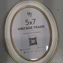 97 Decor Elegant Vintage Picture Frames 5x7 - Vintage Oval Picture Frame 5x7, Fancy 5 X 7 Antique Frames With Glass Front For Photo Display Tabletop And Wall Mounting