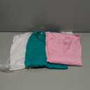 Neer 3 Pack Women Long Sleeve Underscrubs Shirt V Neck Slim Fitted Scrub Undershirts Comfort Nurse Fall Layering Tees Tops (L)