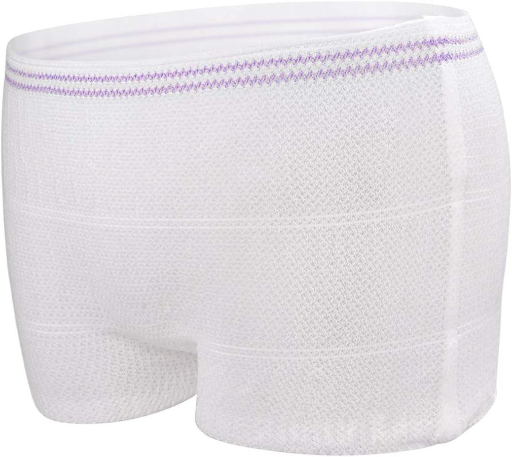 Disposable Postpartum Underwear Mesh Panties 10 Count Mesh Underwear Postpartum Carer C-Section Maternity Briefs, Surgical Recovery, Lightweight, Stretchy XXX-Large