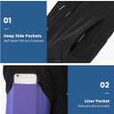 maamgic Mens 5 Inch Stretch Swimming Shorts Compression Liner Swim Trunks Swimwear Bathing Suits Beach Wear Swim Suits (Black, S)