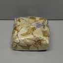 WILLBOND 36 Pieces Christmas Poinsettia Glitter Faux Flowers Christmas Artificial Flowers Tree Ornaments Topper Xmas Decorations(Gold)