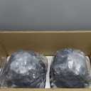 iLive Electronics Outdoor Rock Speaker Pair - Wireless Waterproof Bluetooth Speakers for Patio, Garden, Built for All Seasons with Rechargeable Battery (ISBW422G), Gray