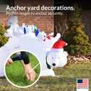 Pinnacle Mercantile 60 Pack Tent Stakes Metal Garden Edging Fence Hooks Pegs Christmas Decoration Stakes Made USA 9 inches Long