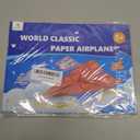 Paper Airplane Kits with 16 Classic Designs, 32 Sheets of Colorful Origami Paper, World Record Paper Planes, Craft Kit for Kids, Airplane Gifts for Boys and Girls Ages 6-12+ (Digital Manual Only)
