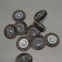 10pcs 2" Stainless Steel Wire Wheel Brushes Kit for Drill with 1/4-Inch Hex Shank
