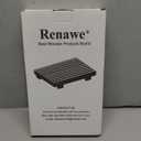 Renawe Black Bathroom Counter Organizer Wooden Display Pedesta Stand Kitchen Countertop Trays Farmhouse Wood Riser Dish Soap Dispenser Holder for Bathroom Decor Kitchen Sink Accessories Vanity Tray (10x6 inch)