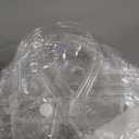 Reginary 85 Pcs Clear PVC Gift Bags with Handles Plastic Transparent Wrap Bags Bulk Reusable Bride Favor Totes for Shopping Wedding Baby Shower Birthday Party (6.89x6.89x3.54 Inch)