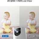 TP-Link Tapo 2K QHD Pan/Tilt Wi-Fi Camera | Apple HomeKit | Physical Privacy Mode | Color Night Vision | Motion Tracking | 2-Way Audio | Local/Cloud Storage | Works w/Alexa&Google Home | (Tapo C225)