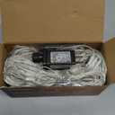 JMEXSUSS Red Christmas Net Lights 360 LED 12ft x 5ft Bush Lights Outdoor Plug in 8 Modes with Remote for Christmas Decorations