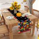 Linen Hispanic Heritage Month Table Runner 108 Inches Long National 22 Spanish Speaking Countries Latino Heritage Month Decorations and Supplies for School Classroom Office