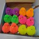 ArtCreativity 3 Inch Chicken Puffer Toys for Kids (Pack of 12) Chick Surprise Toys for Filling Easter Eggs, Easter Party Favors, Egg Hunt Supplies, Stress Relief Toys for Kids, Assorted Neon Colors