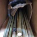 COLOtime Bamboo Stakes 58 Inch (Approx 5FT) Garden Stakes Plant Stakes for Outdoor Climbing Plants Poles Sticks Support Tomatoes 20 Pack