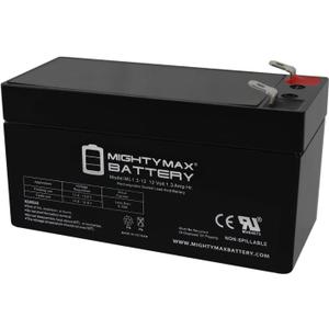 Mighty Max Battery ML1.3-12 - 12 Volt 1.3 AH, F1 Terminal, Rechargeable SLA AGM Battery