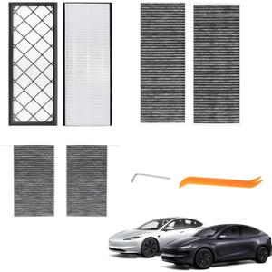 6 PCS Cabin Air Filters for 2020-2025 2026 Tesla Model Y