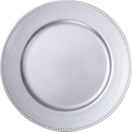 MAONAME Round Charger Plates Bulk Set of 50,  Plate Chargers