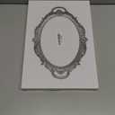 XPXKJ Vintage Gold Mirror Tray Vanity Tray for Dresser Perfume Storage Decorative Mirrored Glass Tray Coquette Room Decor, Bedroom, Bathroom Oval Antique Serving Makeup Organizer