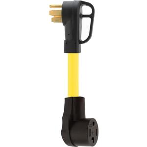 Heavy Duty 14-50P to 14-30R Adapter, 50Amp Male to 30Amp Female Power Cable, 14-50 to 14-30 Dryer Power Cord, L=1Foot
