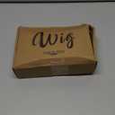 Short Curly Wigs for Black Women Soft Black Big Curly Wig with Bangs Afro Kinky Curls Heat Resistant Natural Looking Synthetic Wig for African American Women (Yellow)