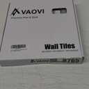 VAOVI Peel and Stick Backsplash for Kitchen Metal Mosaic Square Fireplace Tile Heat Resistant Wall Stickers (Blue Gray, 10PCS)