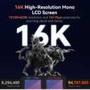 Creality Halot-X1 Combo Resin 3D Printer, 10.1" 16K Mono LCD, 14×19 μm, 170 mm/h High-Speed Printing, Intelligent Resin Management, Fully Assembled Auto Leveling, Large Print Size 8.33*4.66*7.87 in