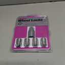 McGard 24157 Chrome Wheel Lock Set, Cone Seat, M12x1.5 Thread, 13/16 Key Hex
