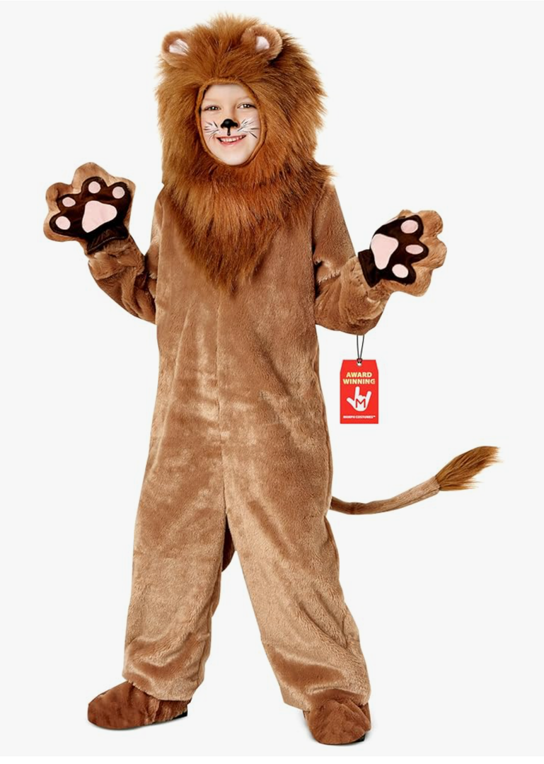 Morph Deluxe Lion Costume Kids Lion Mane Costume Halloween Costumes For Boys, Girls and Toddlers
Size S