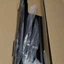 Extra Long Curtain Rods for Windows 32 to 170 Inch, 1 Inch Black Heavy Duty Curtain Rods for Patio, Farmhouse, Bedroom, Living Room, Adjustable Metal Drapery Rod (A1,Black,32"-170")