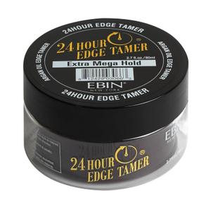 EBIN NEW YORK 24 Hour Edge Tamer, Extra Mega Hold, 2.7 Oz - No Flaking, No White Residue, Shine, Moisture and Prevent Breakage with Castor Oil